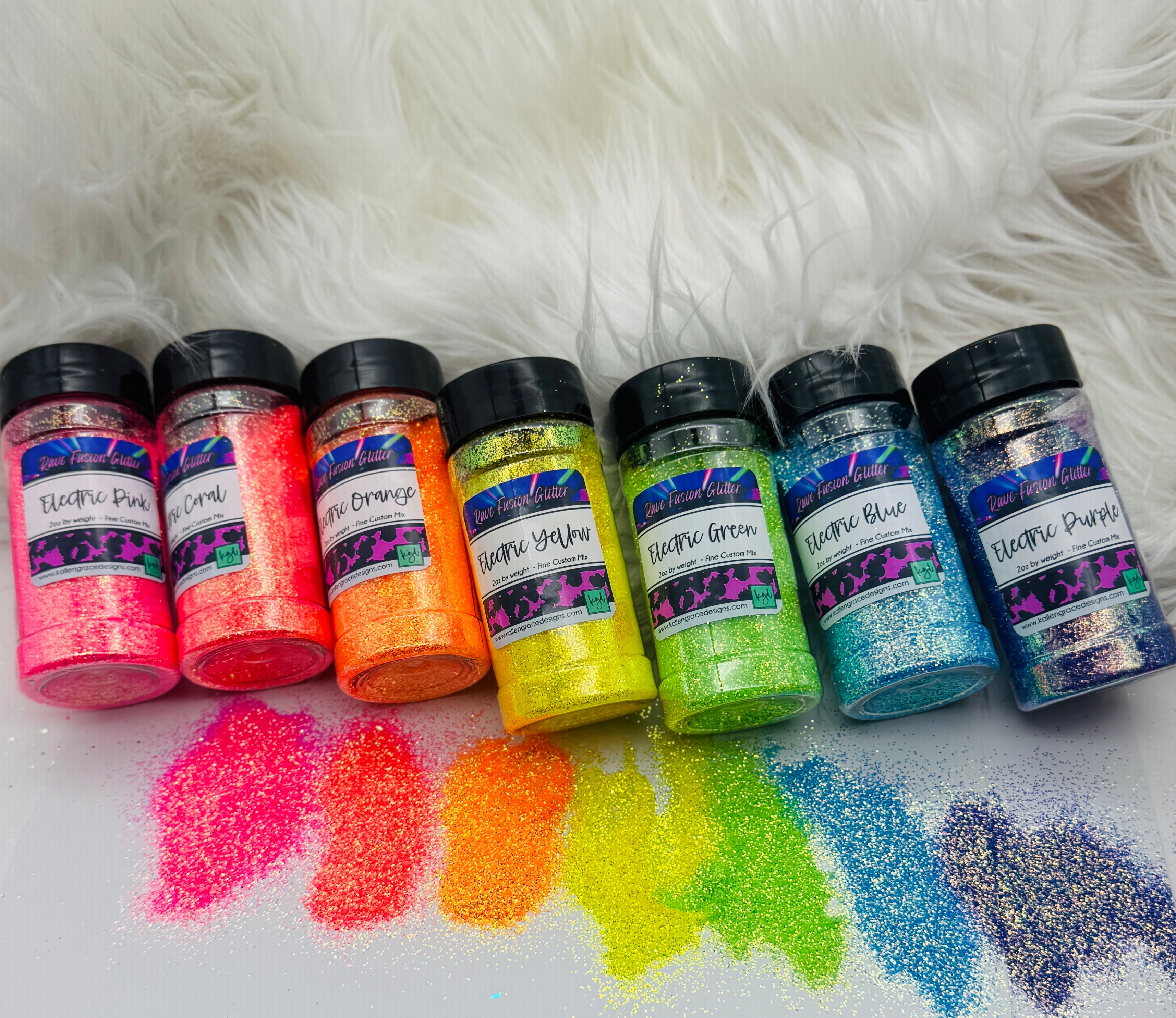 Rave Fusion Neon Glitter Bundle {Fine Custom Mix} – Kallen Grace ...