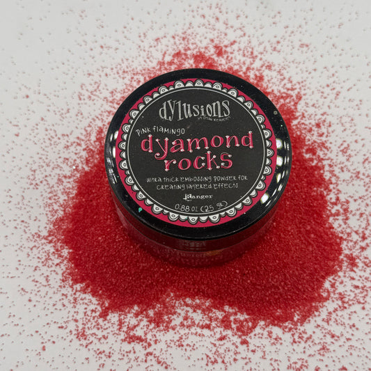 Diamond Rocks- Pink Flamingo