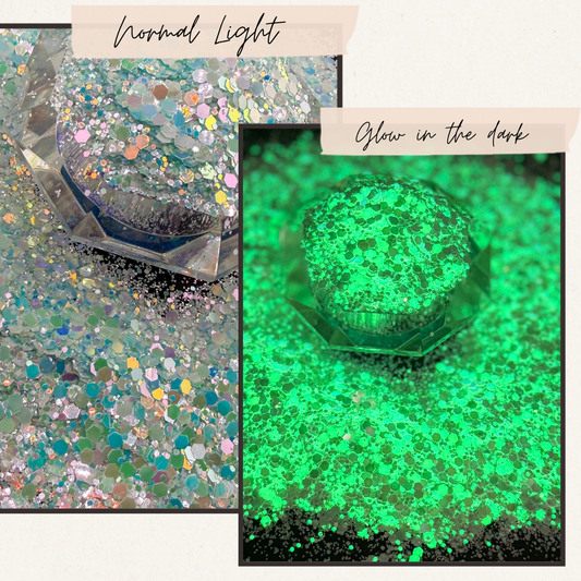 Evermore {Chunky Glow Glitter}