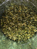 Olive Juice Flake // Chrome Pigment Flake