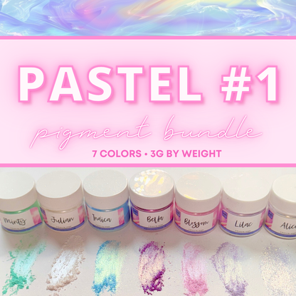 REVAMPED OG Pastel Pigment Bundle #1 {7 Colors -3 Grams}