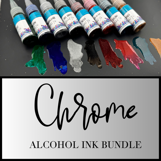 Chromes #1 Alcohol Ink {Bundle} • Set of Inks