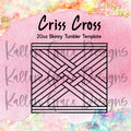 Criss Cross 20oz Template