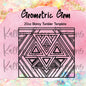 Geometric Gem 20oz Template