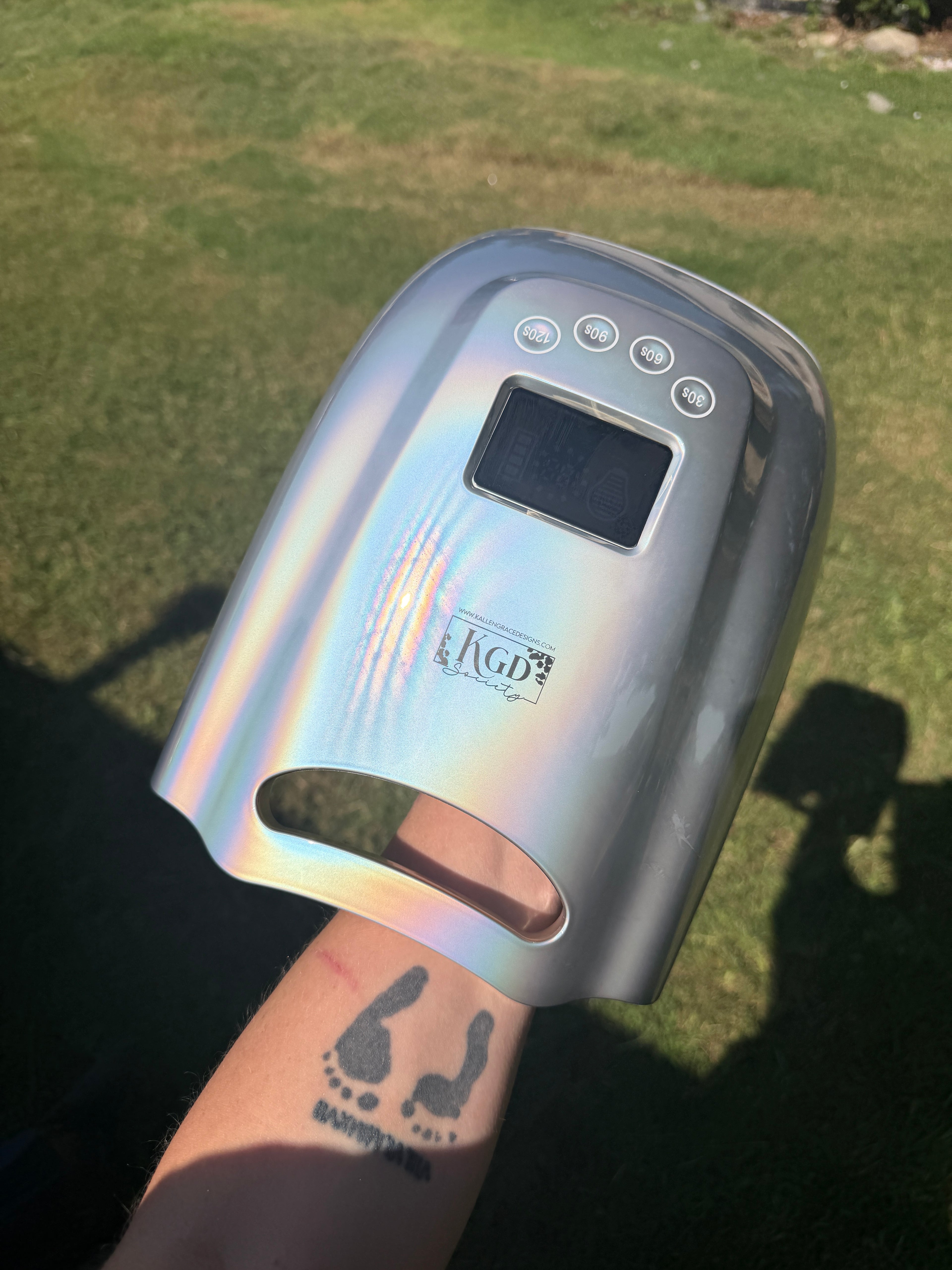 Sleek Silver KGD UV-LED Light 128W