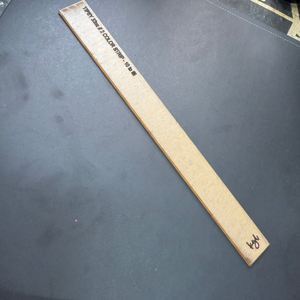 32 Plump 2 Color Strip {Acrylic Template}