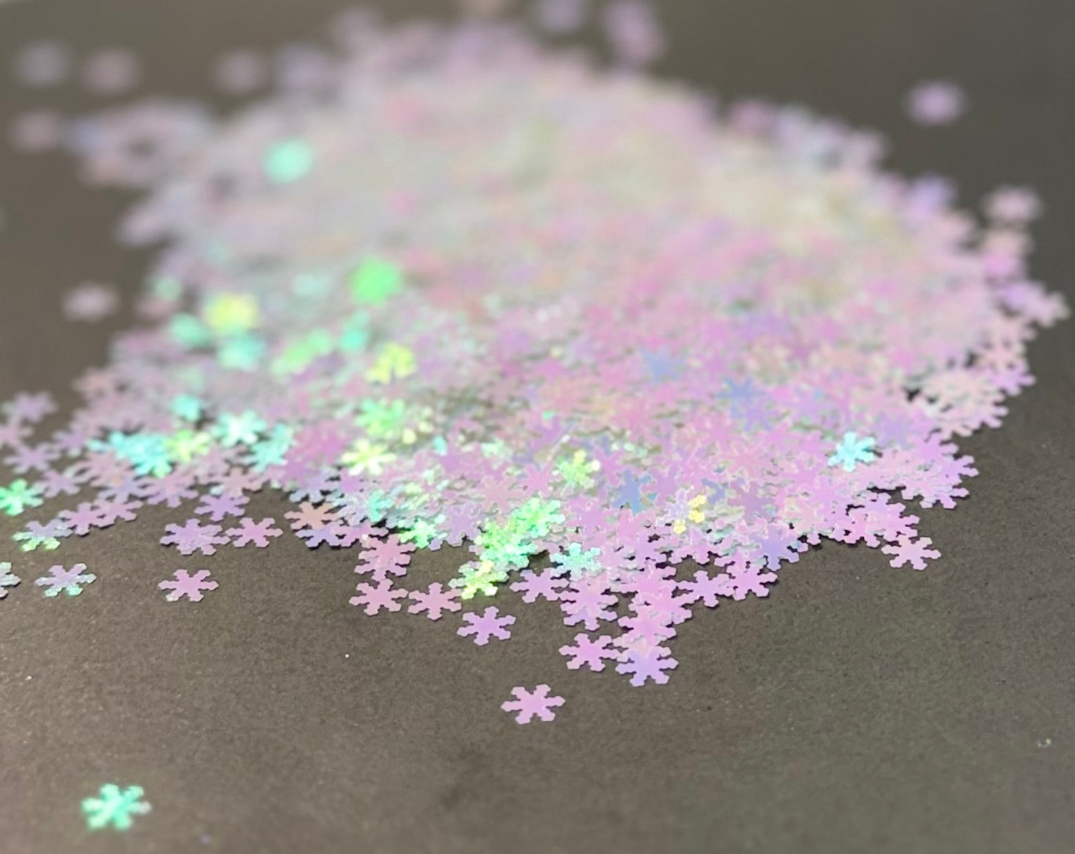 {Shape Glitter} White Snowflake