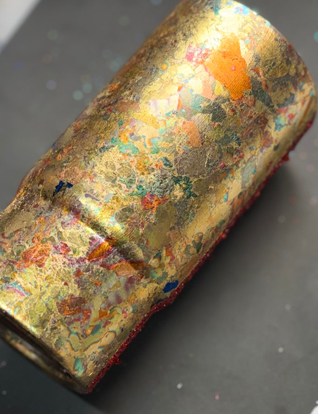 Sacred Patina {Hand Burned Foil Flake}
