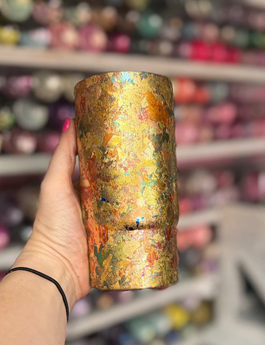 Sacred Patina {Hand Burned Foil Flake}