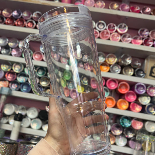 40oz Snowglobe Tumbler Blank