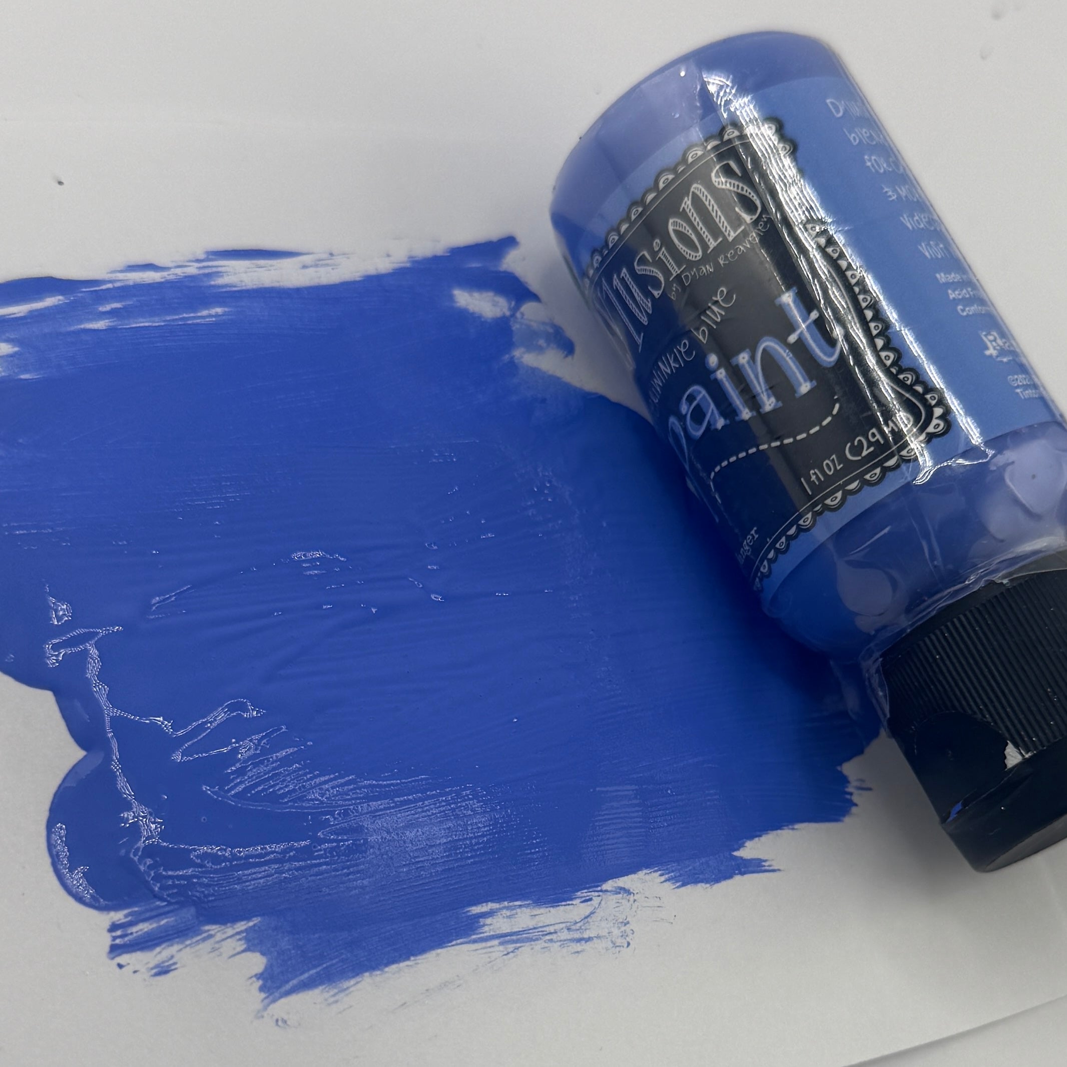 Periwinkle Blue {Dylusions Paint}