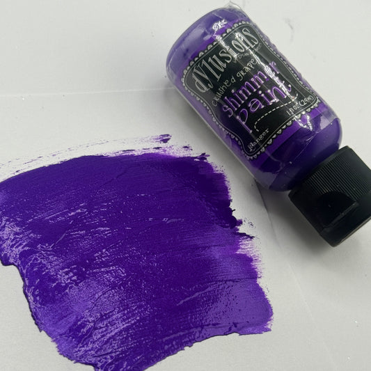 Crushed Grape Shimmer {Dylusions Paint}