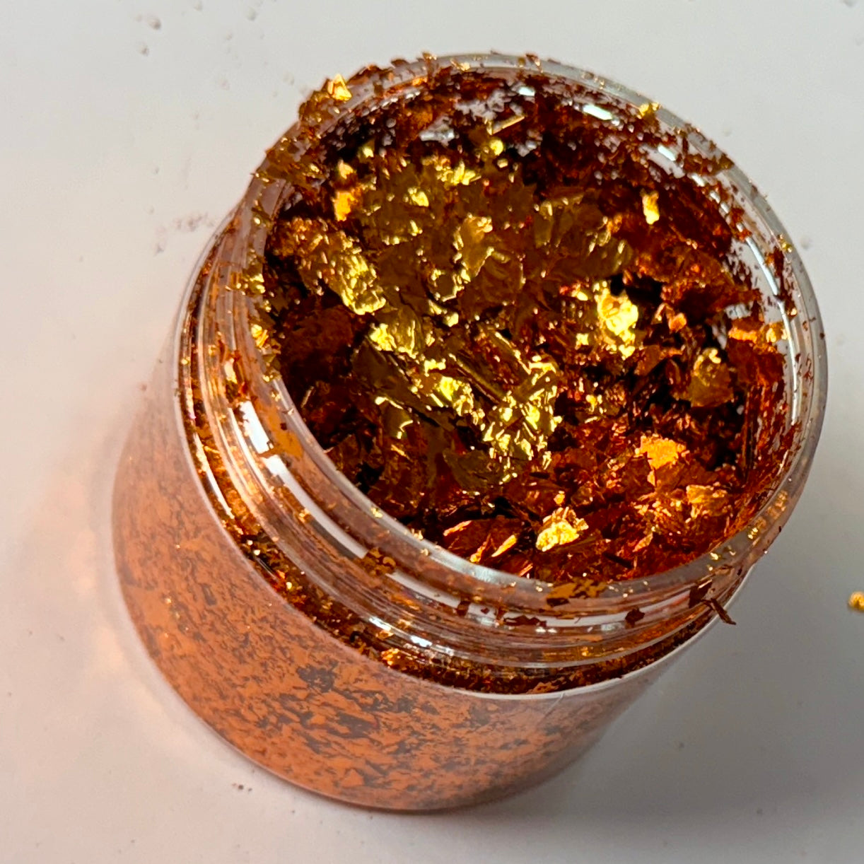Metallic Orange {Foil Flake}