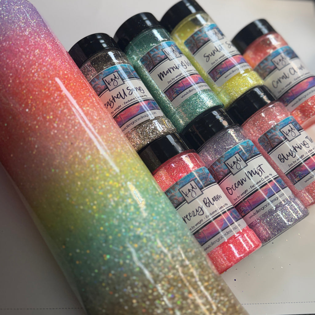 PASTEL CUSTOM BEACH BUNDLE FINE {GLITTER ONLY BUNDLE}