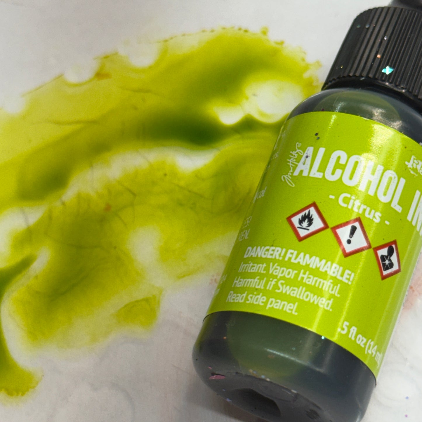 Citrus {Tim Holtz Alcohol Ink}