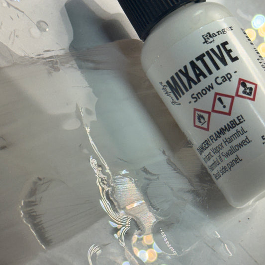 Snow Cap Mixative {Tim Holtz Alcohol Ink}