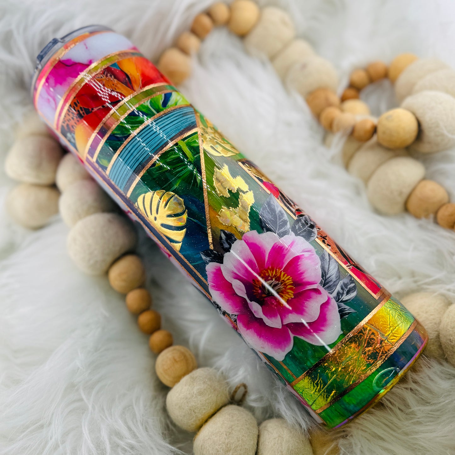 #1  Monstera Rainbow Woodgrain 32 Plump