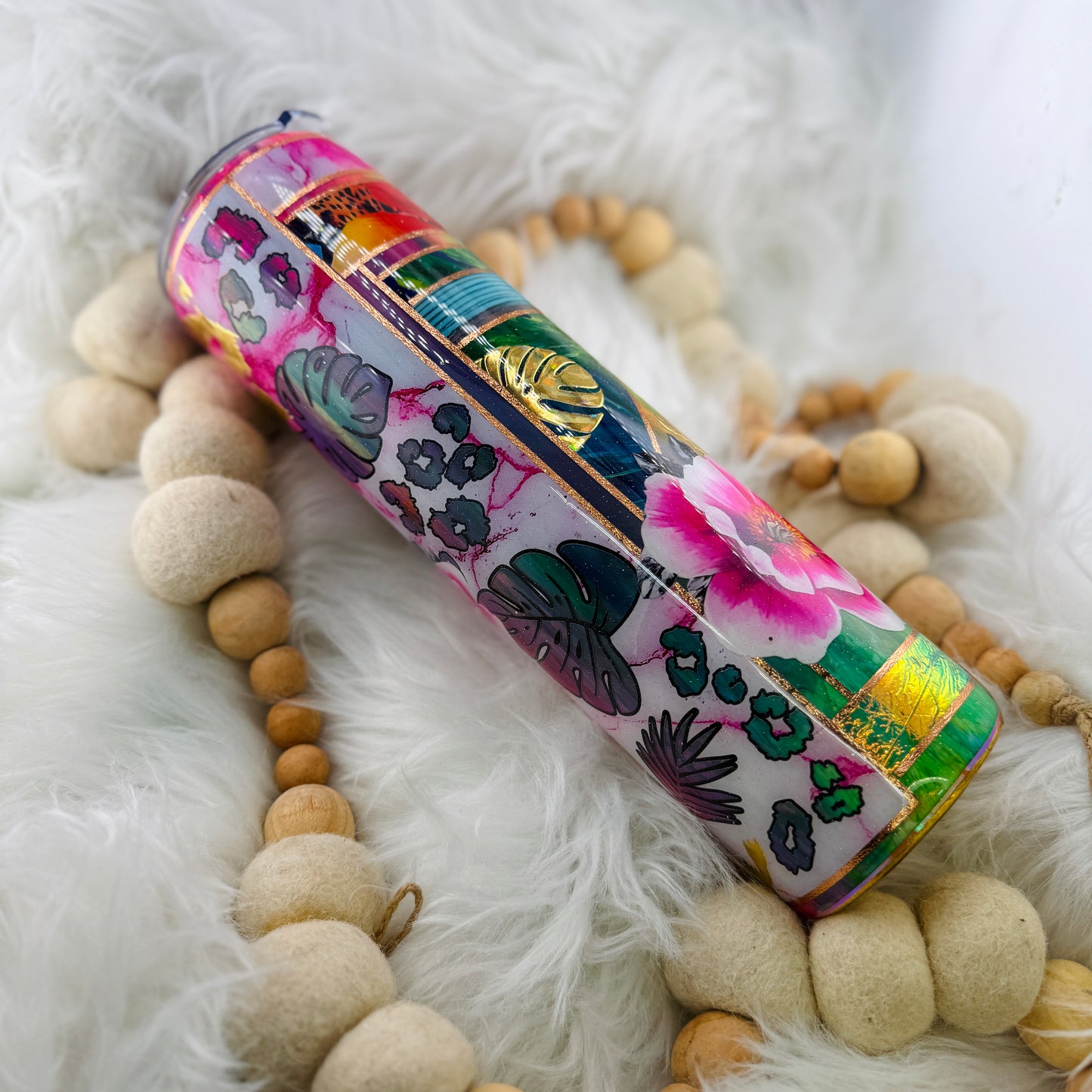 #1  Monstera Rainbow Woodgrain 32 Plump