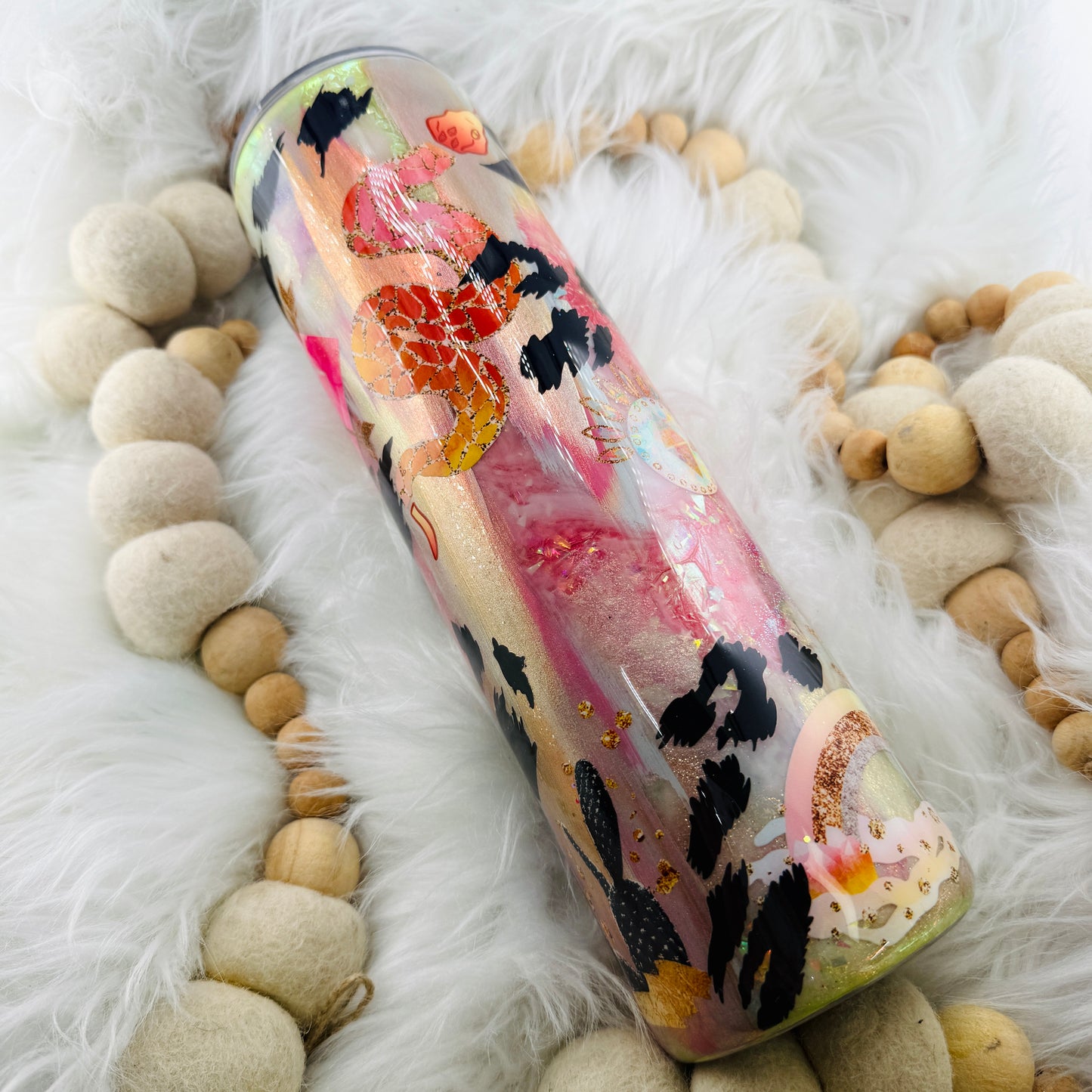 #3 Opal Throwdown Boho Tumbler // 32 Plump