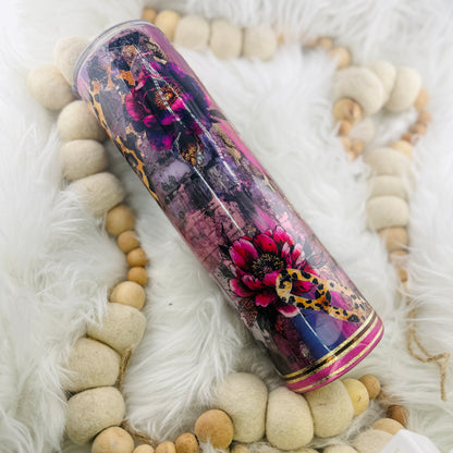 #5 Grunge Pink Floral & Chains  // 32 Plump