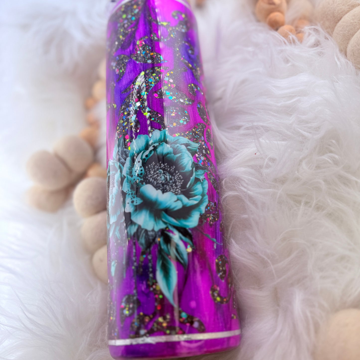 #7 Purple Tooled Leather  // 32 Plump