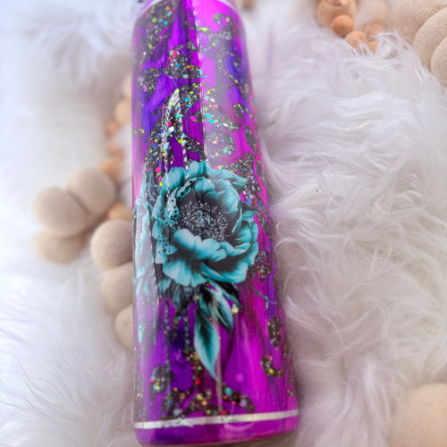 #7 Purple Tooled Leather  // 32 Plump