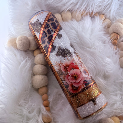 #11 Cow Print Mixed Media // 32 Plump