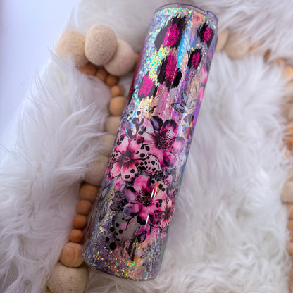 #13 Pink Leopard Floral Throwdown // 32 Plump