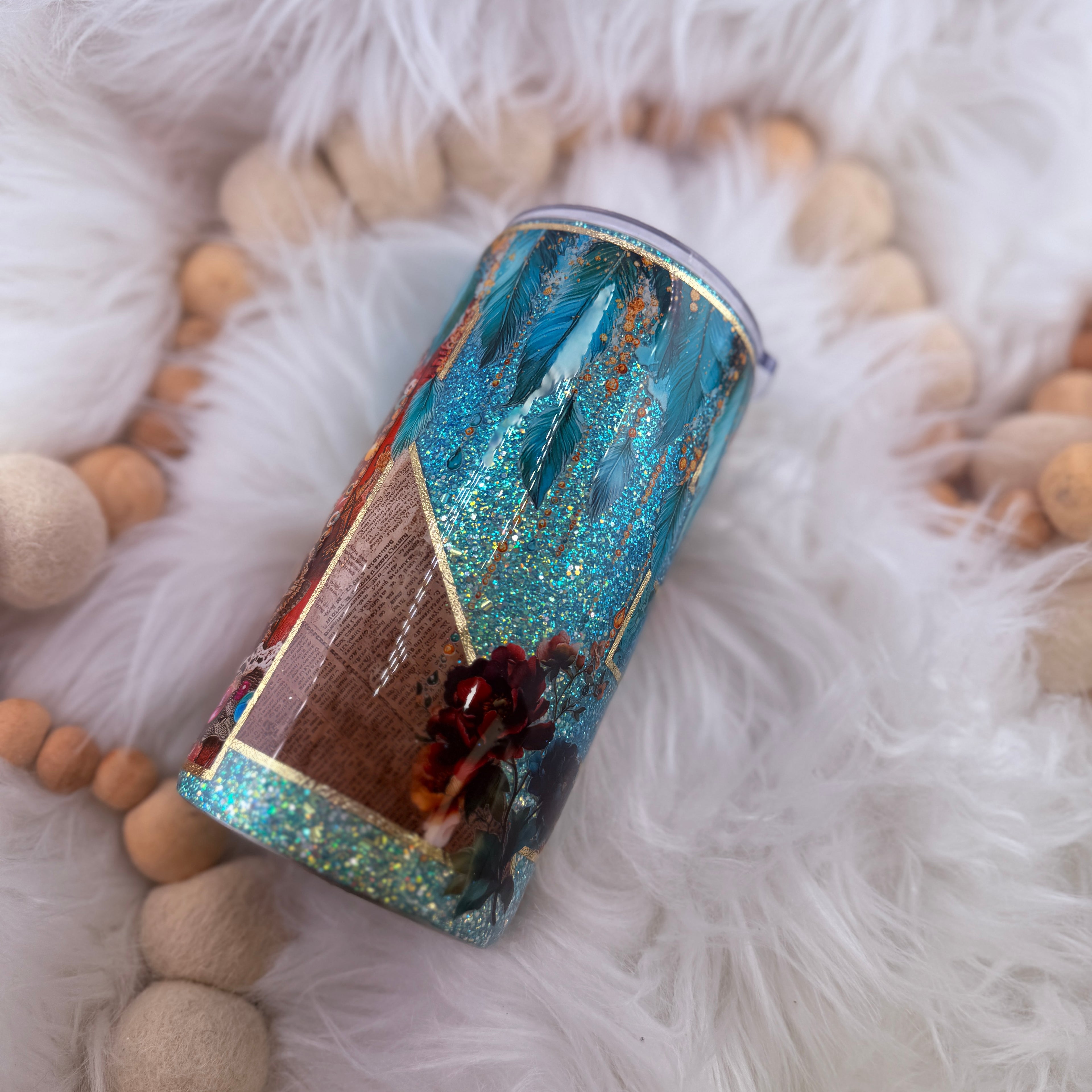 #20 Little Mixed Media Dreamer // 16oz Tipsy