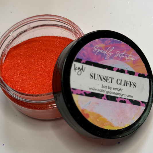 Sunset Cliffs {Sparkle Situation Micro-Glitter}