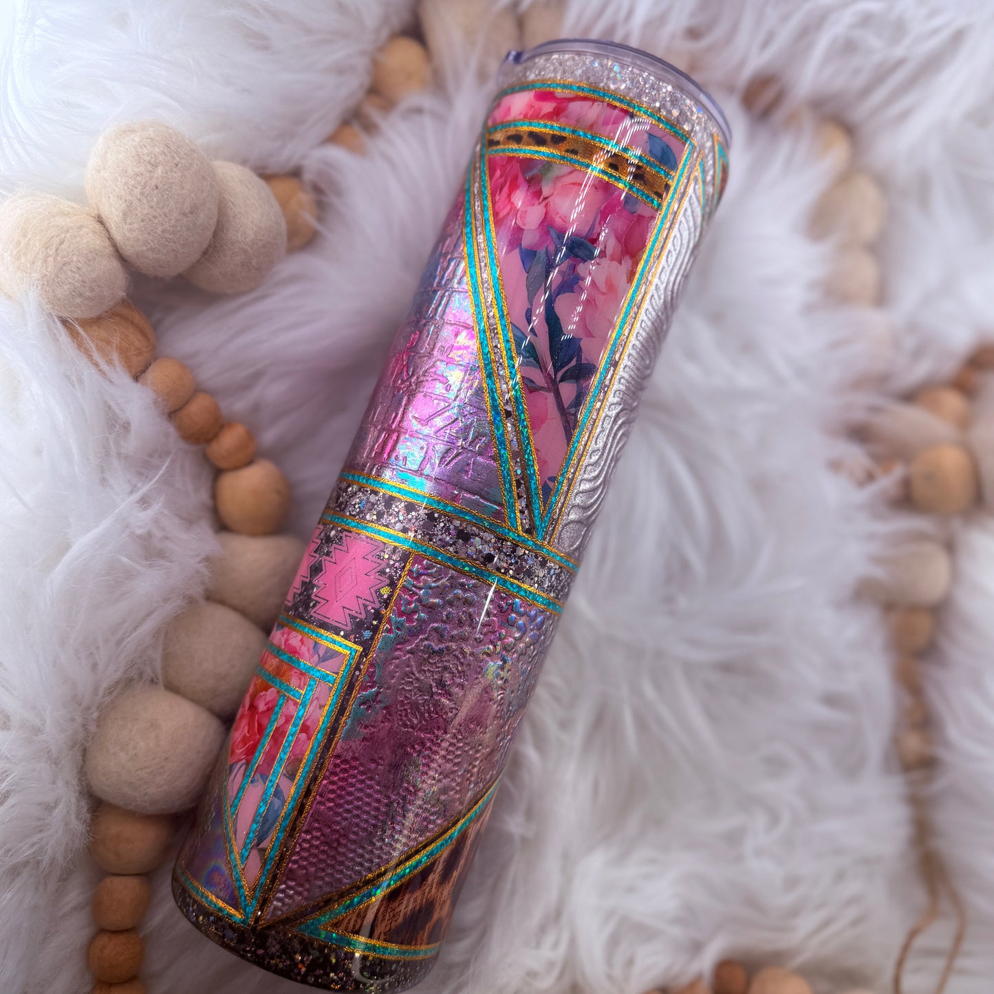 #21 Boujee Pinstriped Mixed Media // 32 Plump