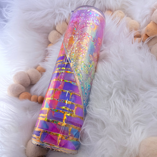 #30 Flopurescent Neon Opal & Bricks Tooled MM // 32 Plump