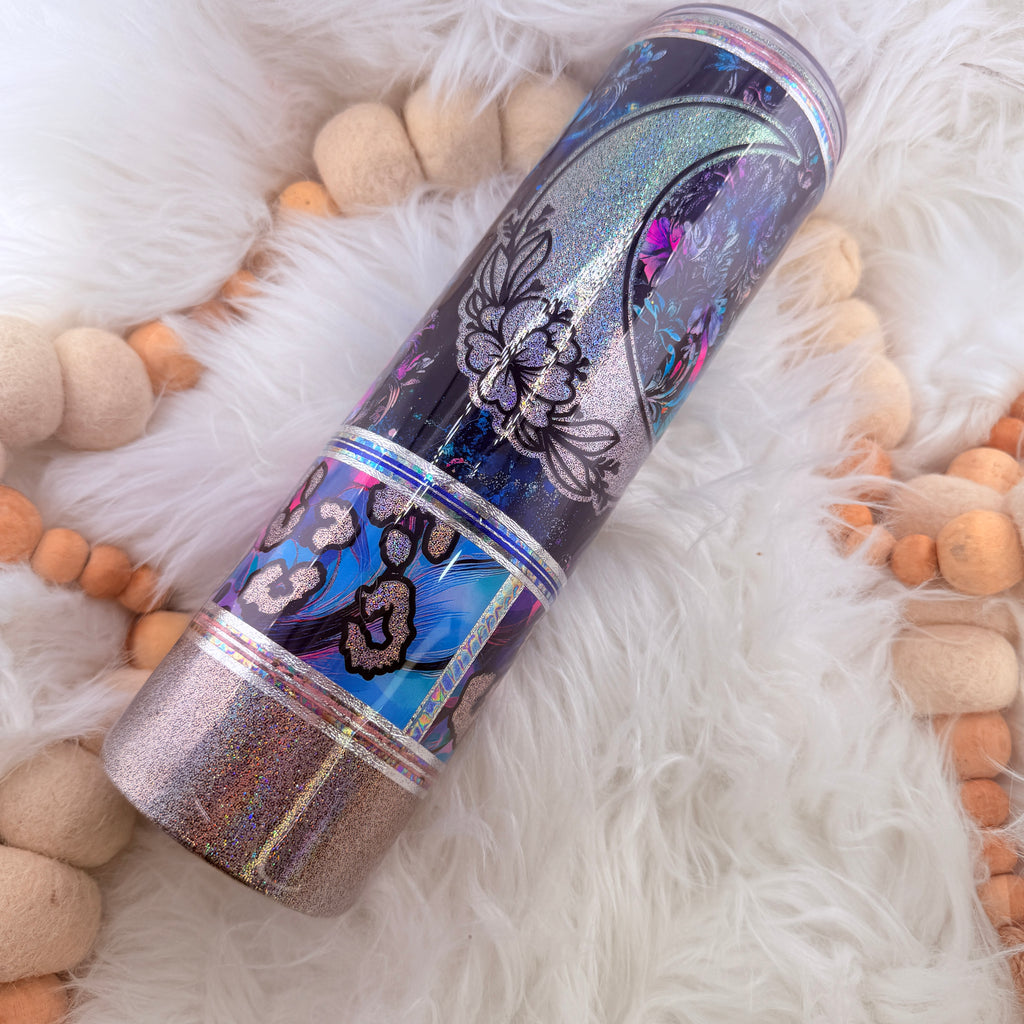 #31 Holographic Moon Peek-a-boo Mixed Media // 32 Plump