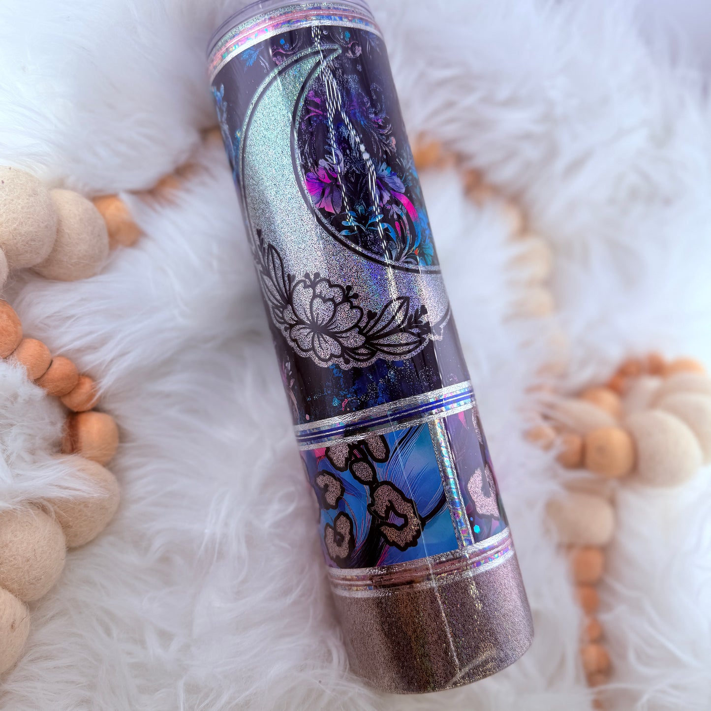 #31 Holographic Moon Peek-a-boo Mixed Media // 32 Plump