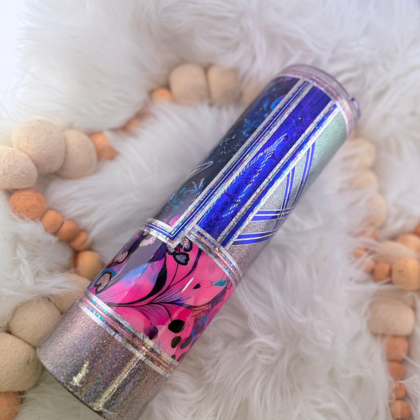 #31 Holographic Moon Peek-a-boo Mixed Media // 32 Plump