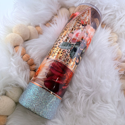 #39 LEOPARD V MIXED MEDIA // 32oz Plump Tipsy {NEEDS FINAL COAT}