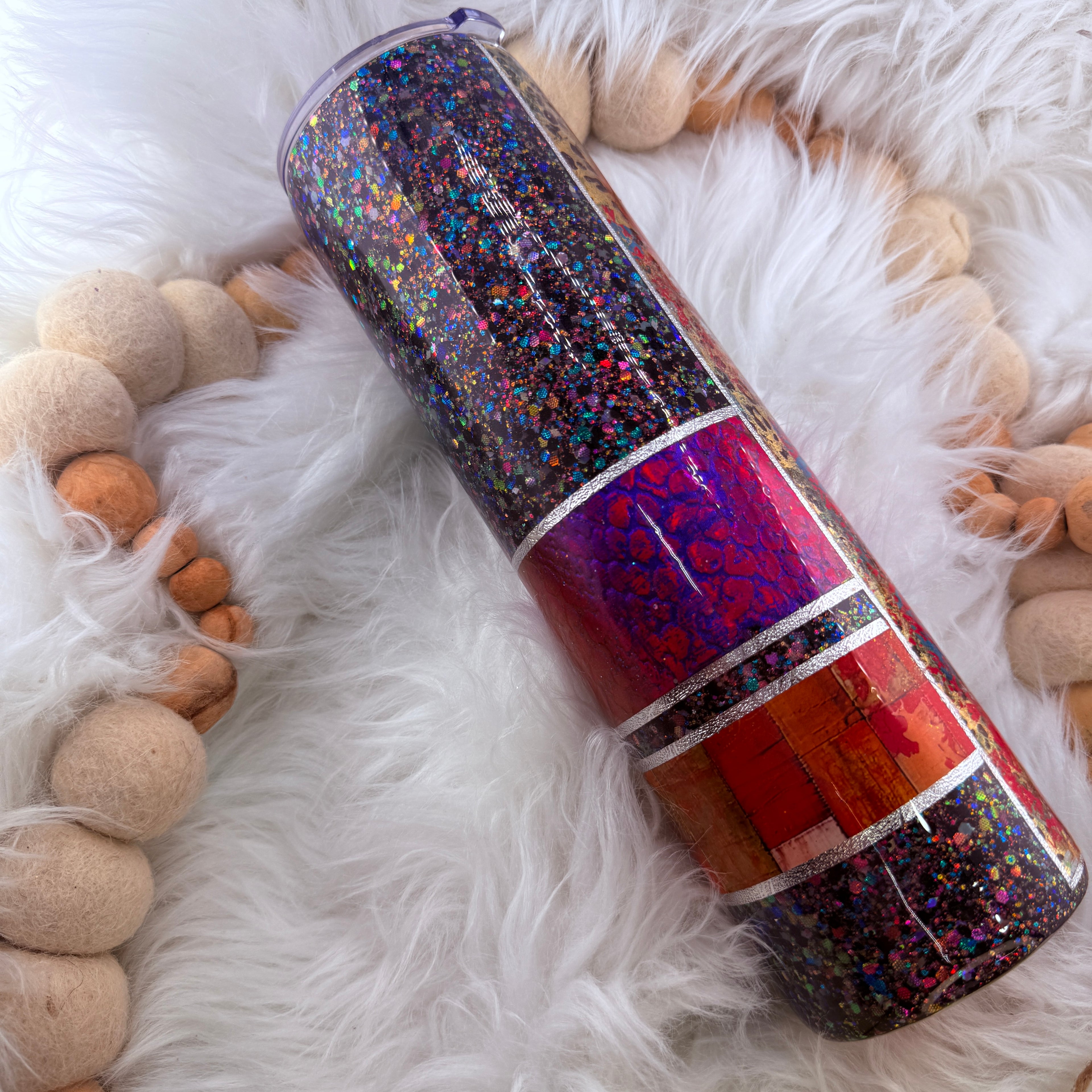 #41 Quana Flower Neon Riot   // 32oz Plump Tipsy {NEEDS FINAL COAT}
