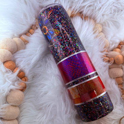 #41 Quana Flower Neon Riot   // 32oz Plump Tipsy {NEEDS FINAL COAT}