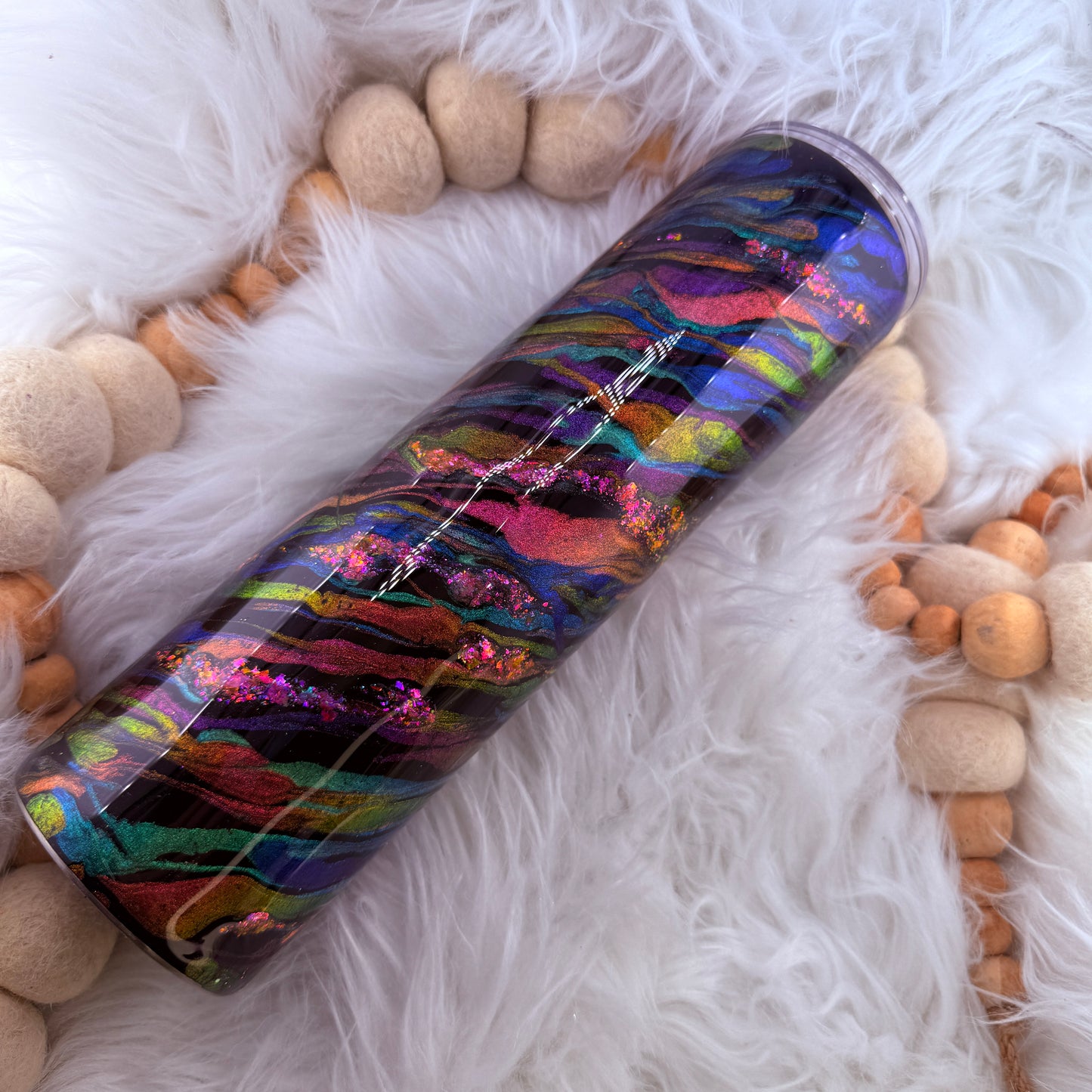 #45 Hypershift Swirl Tumbler // 32oz Plump Tipsy {NEEDS FINAL COAT}