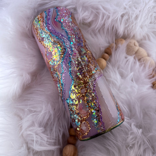 #51 Opal Geode // 24oz Plump Tipsy {NEEDS FINAL COAT}