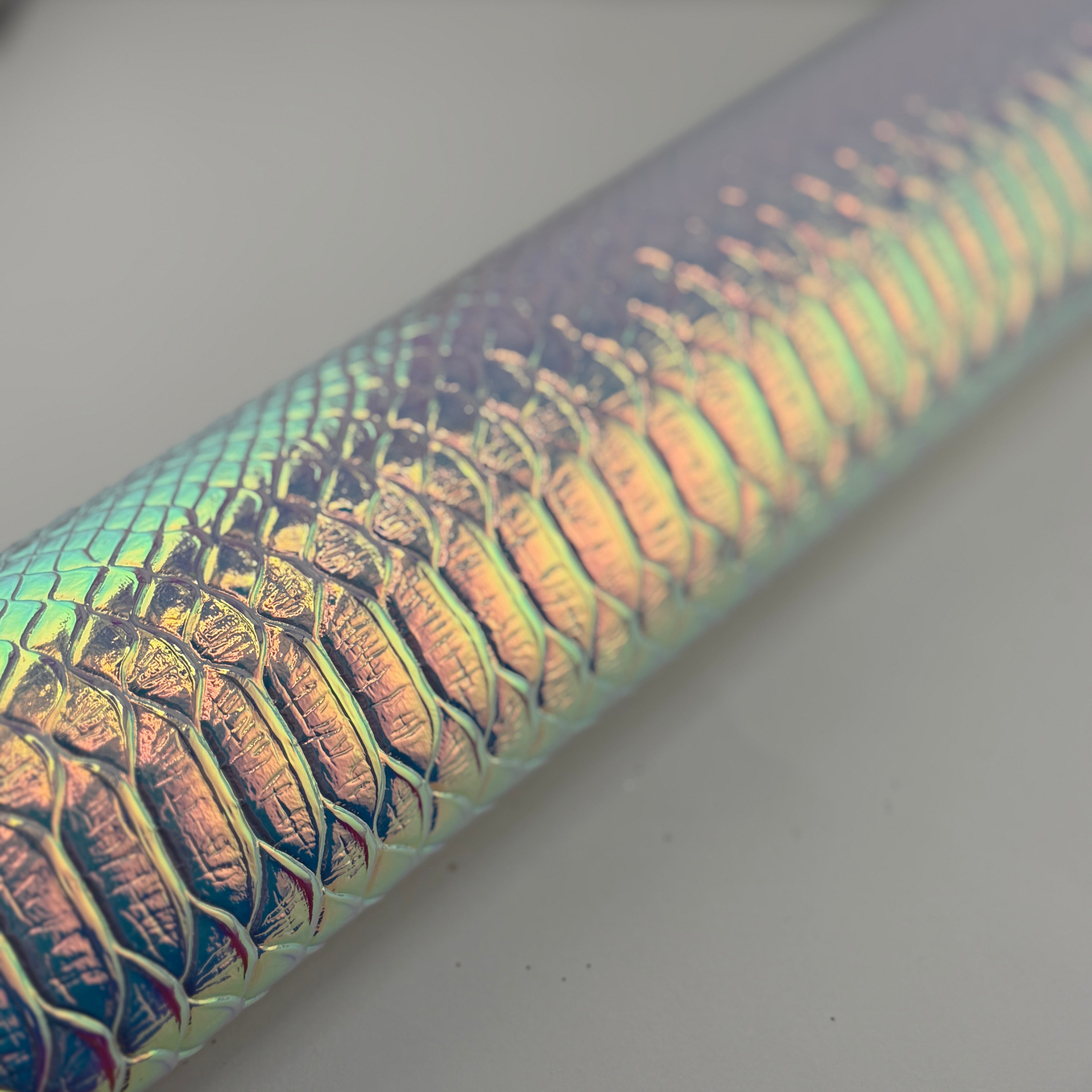 Colorshifting Scale Faux Leather {#2}
