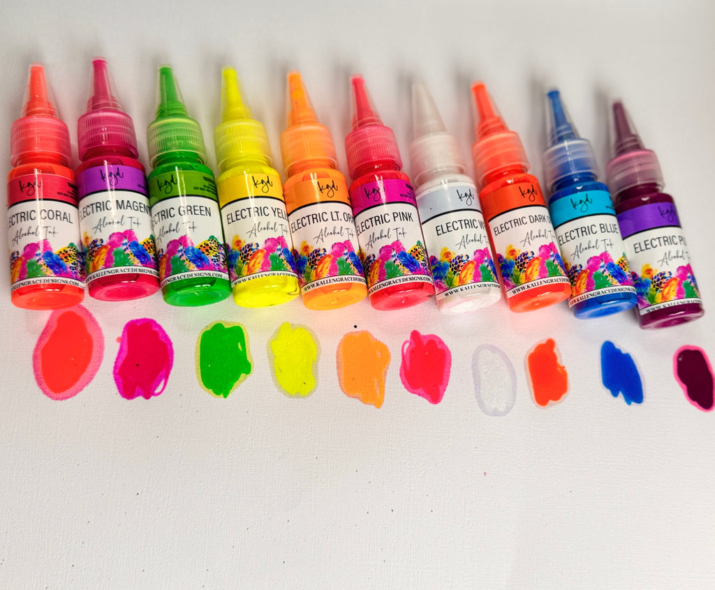 Alcohol Ink Bundle {Electric Neons} • 20ML Set of 10