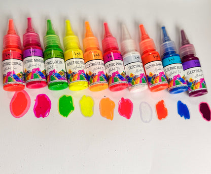 Alcohol Ink Bundle {Electric Neons} • 20ML Set of 10