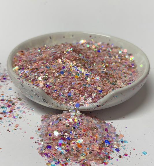 Silk Blossom {VAULT GLITTER MIX 1/16}