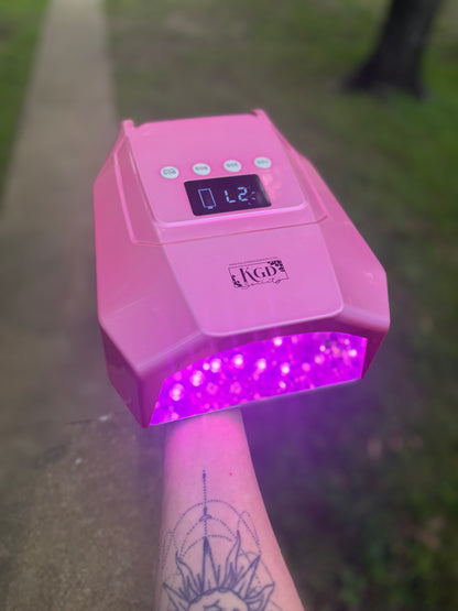 **Pre-Order** PINK HOLOGRAPHIC KGD UV-LED Light 96W {Pre-Order Ends 5/15}