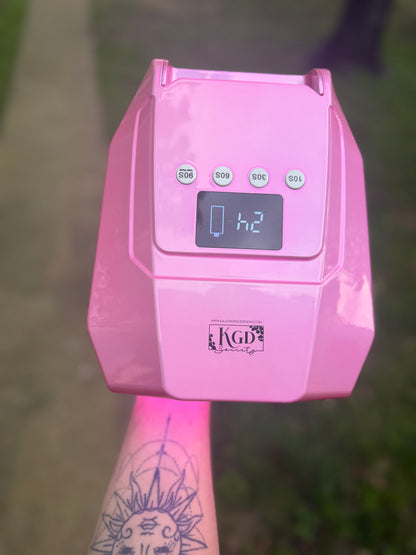 **Pre-Order** PINK HOLOGRAPHIC KGD UV-LED Light 96W {Pre-Order Ends 5/15}