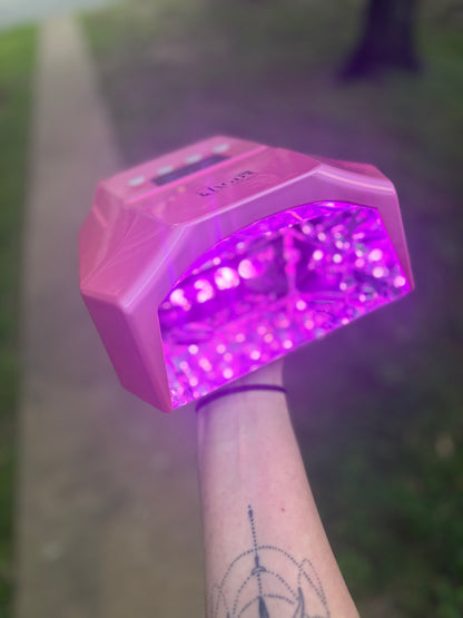 **Pre-Order** PINK HOLOGRAPHIC KGD UV-LED Light 96W {Pre-Order Ends 5/15}