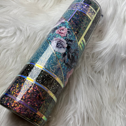 #10 {RTS} Mermaid Tears Floral Color Blocked- 32 Plump