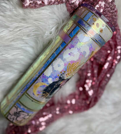 #21 {RTS} Opal Big Flake Tumbler - 32 Plump