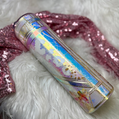 #21 {RTS} Opal Big Flake Tumbler - 32 Plump